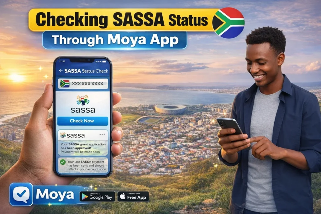 SRD R350 & R370 Status Check 1 SASSA Status Through Moya App Image