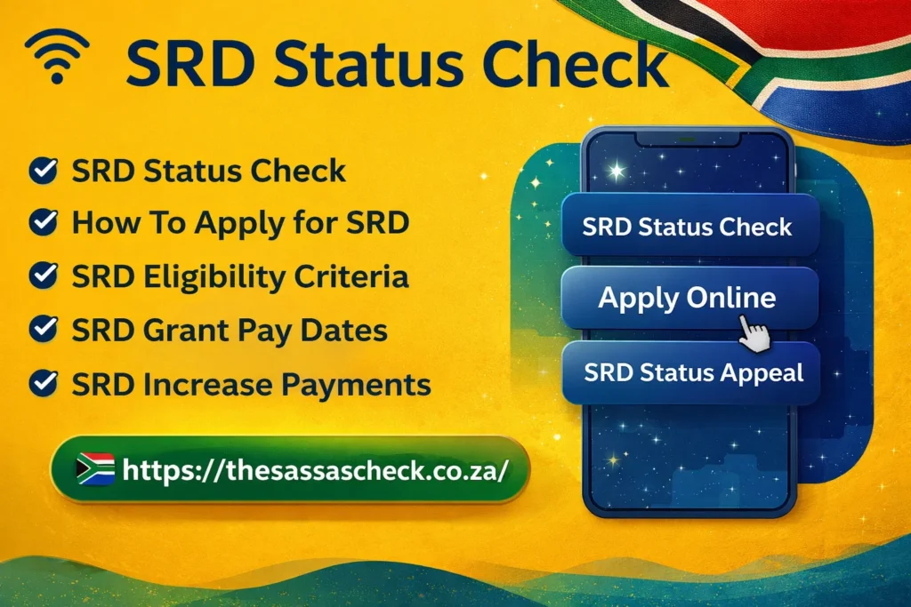 SASSA Status Check & SRD 370 Grant Update 2026 1 Check Status SRD Image