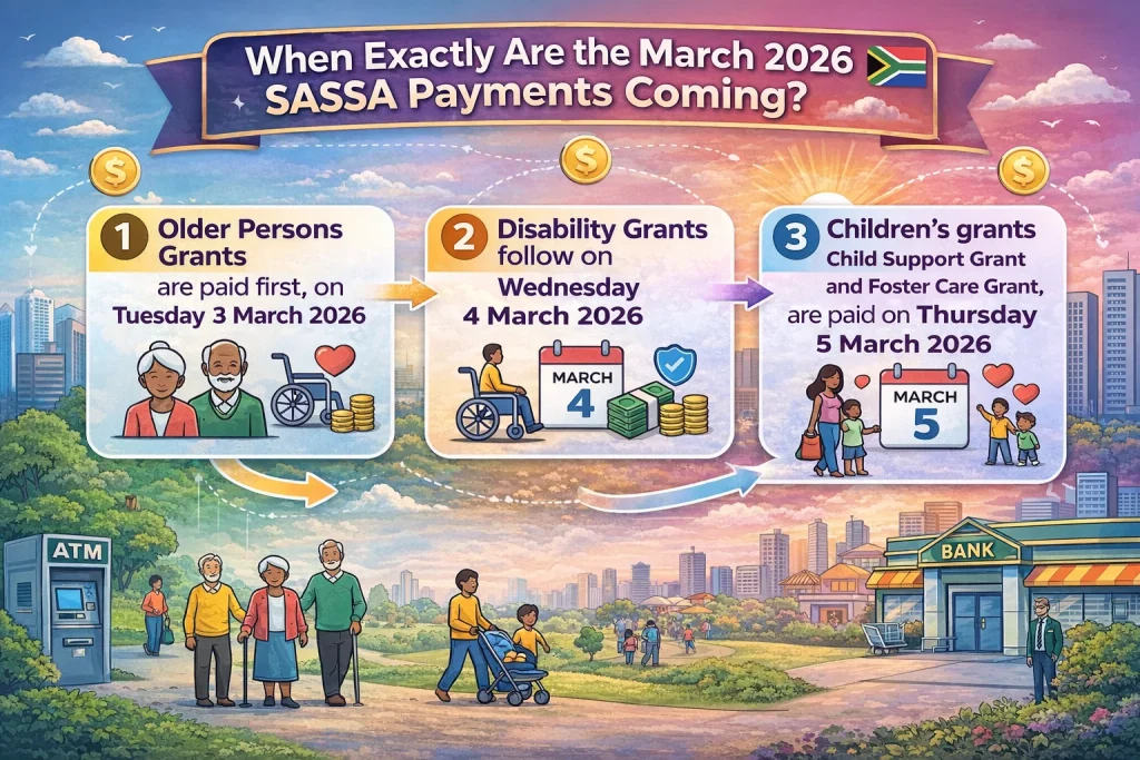 SASSA R2,315 Grant Rolling Out This Week: Full March 2026 Payment Dates and How to Collect 3 R2,315