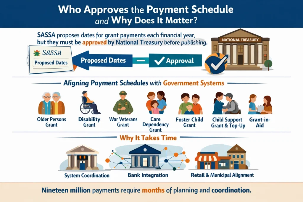 SASSA Announces Official 2026/27 Social Grant Payment Dates: Everything Beneficiaries Need to Know 2 Payment Schedule SASSA 2026/2027