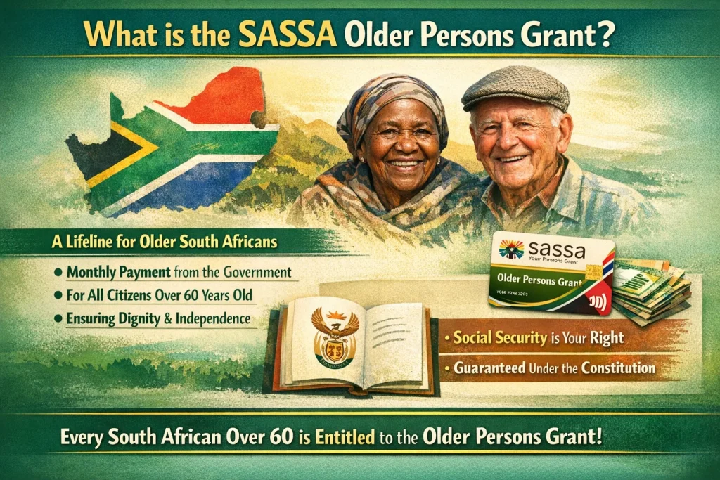 SASSA Older Persons Grant 2026: Eligibility, New Payment Amounts and How to Apply 1 SASSA Older Persons Grant 2026